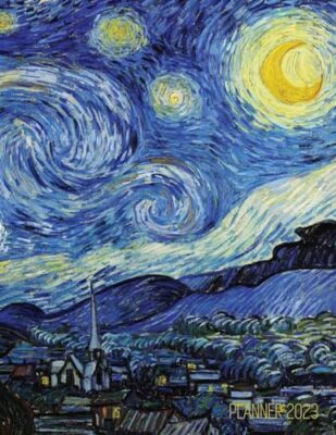 Press - Vincent van Gogh Planner 2023  Starry Night Planner Organizer  - X555z