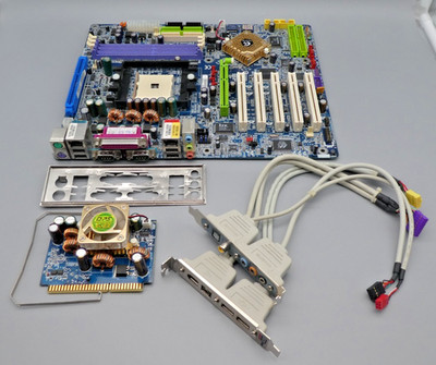 Gigabyte GA-K8NSNXP inkl. GC-K8DPS | Socket 754 | Recap benötigt