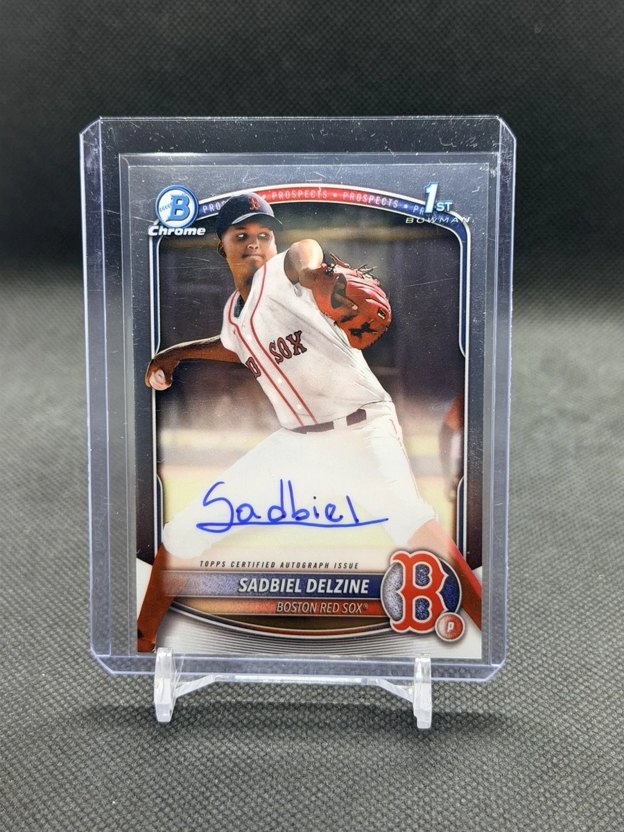 Bowman Boston Red Sox Baseball Sports Trading Cards Autographed