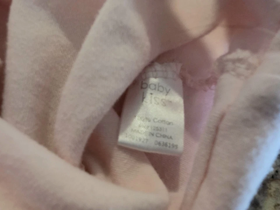 Carter's Baby Girl Set of 3 Newborn Beanie Hats 0-6 Months - Image 3 of 4