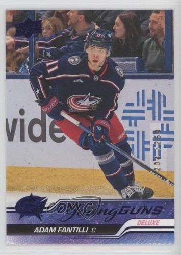 2023 Upper Deck Young Guns Deluxe 204/250 Adam Fantilli Rookie RC