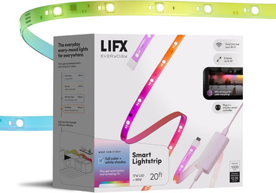 Smart LED Light Strip - RGB + Tunable White, Matter, Alexa - 20Ft | Apple Homeki