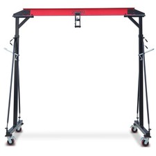 2200LBS Adjustable Gantry Crane w/ Lock Wheels Portable Garage Lifting Hoist