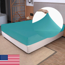 Stretch King Fitted Sheet Only - Jersey Knit, Soft T-Shirt Feel, 4-Way Stretch