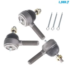 LABLT 3Pcs Tie Rod End For Club Car DS Gas & Electric 76-08 Golf Cart #7539/7540