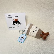 Jellycat Coffee To Go Bag Charm BNWT - 100 Authentic - Fast Ship from US