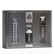Lattafa Pride Pisa 3-Piece Eau de Parfum Gift Set (Gift Set)