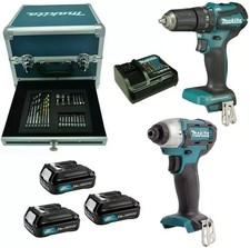 KIT TRAPANI MAKITA CLX228SAX2 TRAPANO AVVITATORE + 3 BATTERIE 12 V 2,0 Ah