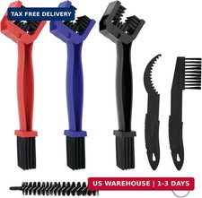 6-Piece Bike Chain Cleaner Kit with 3 Brushes for MTB Motorcycle E-Bike