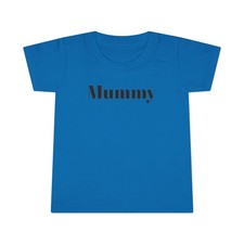 Mummy stencil text Toddler T-shirt  Halloween kid tee
