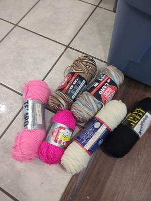    Yarn, Lot Of Mixed Colors, Brands, And Styles