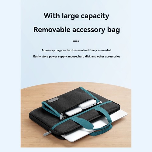 Wasserdichte Laptoptasche, Tablettasche, Handtasche, Tragbare Notebook-Akte1141 - Afbeelding 10 van 10