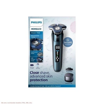 Philips Norelco Wet & Dry Men's Rechargeable Electric Shaver 7900 with UV San...