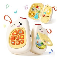 Baby Phone with Music for Toddler, Kids Sensory Busy Board, Early Educational