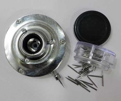 Antique Gramophone Soundbox with 50 Needles–Retro Record Player Head, Spare Part - Picture 6 of 6