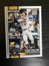 2026 Topps Series 1-  Isaac Collins - Walk This Way SP - Milwaukee Brewers