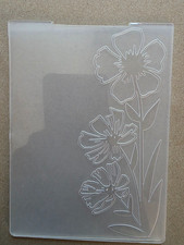 Elegant flowers Embossing Folders, Textured Embossed, transparent