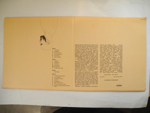 LOL COXHILL Ear Of Beholder 2 LP 1971 US EX/EX+ - Picture 3 of 3