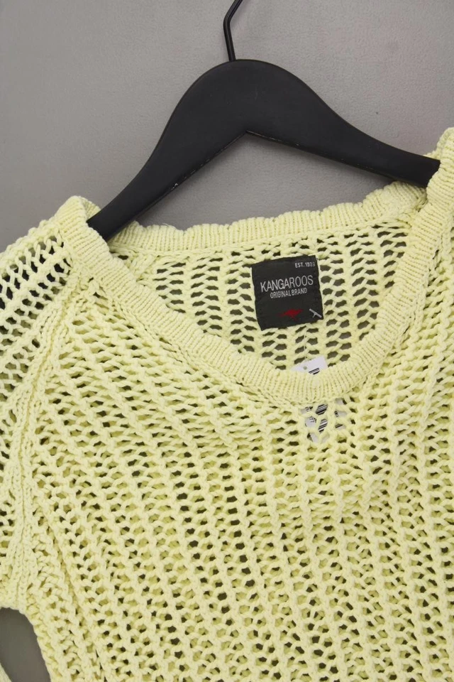 ⭐ Kangaroos maglione per le signore taglia 36/38, S, 36 giallo di cotone ⭐ - Imagen 2 de 4
