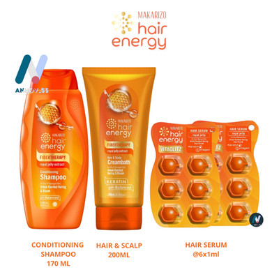 MAKARIZO SET 3: Conditioner Shampoo Kopfhaut Creme Bad Serum Trocken...