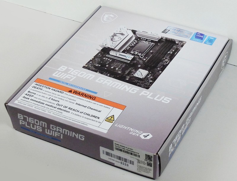 MSI B760M Gaming Plus Wifi LGA 1700 Micro ATX Motherboard
