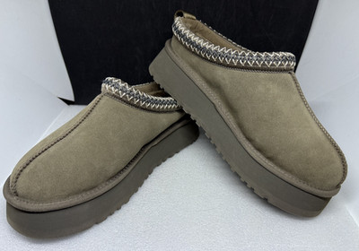NEW: UGG Tazz II Women s Platform Slippers, Color Gray, Style 1156431  Size 9