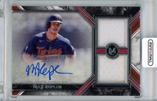 2022 Topps Museum Collection Max Kepler Signature Dual Relic Auto /170