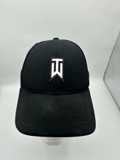 Nike Tiger Woods TW Logo Golf Hat Black Dri-FIT ADV Legacy91 M/L