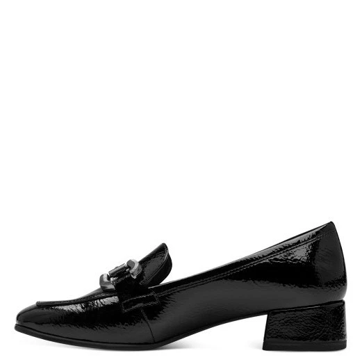 Mocassino Da Donna, Tamaris, naplack nero, numero 38, nuovo con scatola - Immagine 3 di 4