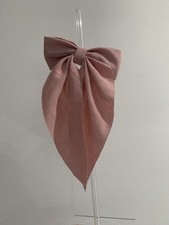 Dusty Pink Hair Bow - girly, flowy, cute and fun hair bow in pretty dusty pink