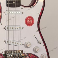 Electric Guitar Clearance Solid SSS Pickups Stainless Rounded Fret Edge Red US