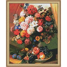 PixelHobby Flowers Fruits Kit Frame Mosaic Art Kit