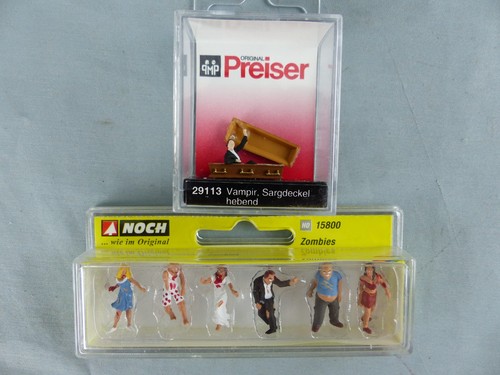 PREISER 29113 NOCH 15800 Ho 1/87 lot figurines ZOMBIES VAMPIRE  NEUF | Condition: Neuf