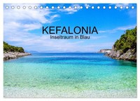 Kefalonia, Inseltraum In Blau (Tischkalender 2027 DIN A5 Quer), Calvendo Monatsk