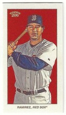 2022 Topps 206 MANNY RAMIREZ Insert PIEDMONT BACK MINI Parallel Card RED SOX