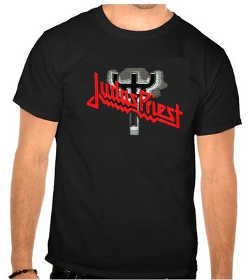 Judas Priest Rock Music Logo schwarz T-Shirt -1209