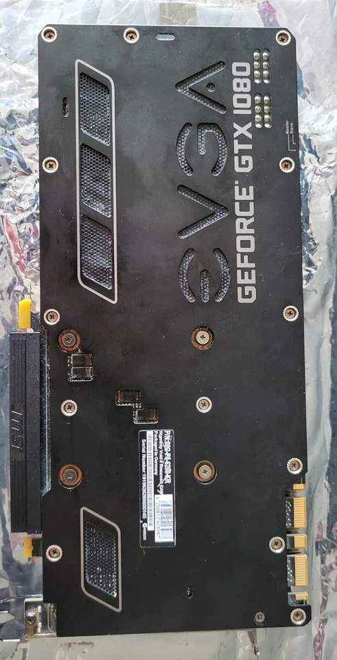 Carte graphique vidéo EVGA ACX3.0 GeForce GTX 1080 8 Go DDR5 PCIe - Photo 2/4