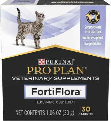 Purina Pro Plan Veterinary Supplements FortiFlora Daily Probiotics for Cats for