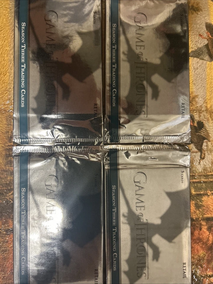 2014 Game of Thrones SEASON 3 - 5 Trading Card Pack: Rittenhouse HBO VHTF - Image 2 of 4