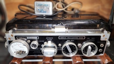 Vintage Nagra III Reel-to-Reel Recorder Kudelski /Power Supply For Parts/Repair