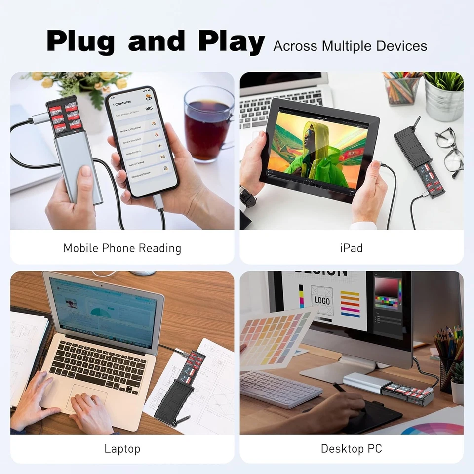 UHS-II SD Card Reader for Camera Memory - Image 4 of 4