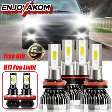 For Mazda 3 2010-2013 Car Led Headlight Hilow Fog Lights Bulb 10000lm 6x