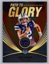 2025 Bowman University Chrome #PG-11 Avery Johnson Path to Glory Kansas State