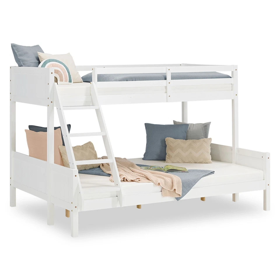 Etagenbett 90 140 x200 Kinder Hochbett Stockbett Matratze Bettkasten Homestyle4u - Bild 2 von 4