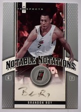 Brandon Roy 2006-07 Hot Prospects Notable Notations Faded Autograph RC #/50 NNBR