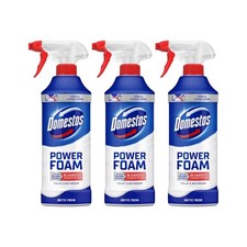 Domestos Power Foam Toilet & Bathroom Cleaner Spray 450 ml - Pack of 3