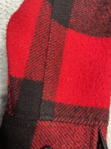 Vintage 70s Woolrich Wool Buffalo Plaid Shacket Shirt Jacket Mens M Made In USA - Picture 11 of 11