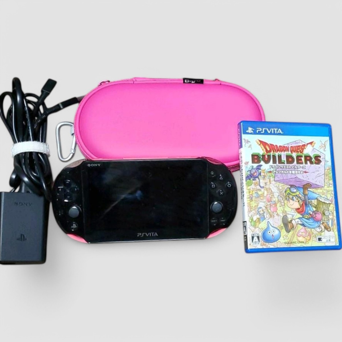 PlayStation Vita PCH-2000 Console Bundle w/ Game, Charger, Case