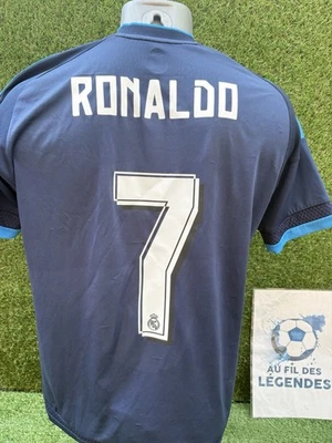 Maillot Ronaldo Real Madrid Adidas Football Jersey Maglia Calcio Vareuse Trikot - Photo 1/4