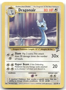 Dragonair 22/130 Base Set 2 Rare Pokemon Card